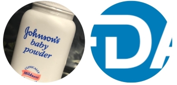 J&J Powder and FDA Logo