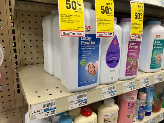 J&J Baby powder