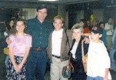 Dennis Harline and his family