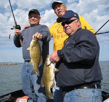 Al (center) with his buddies doing what they do best