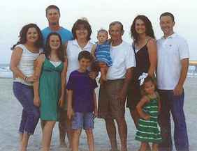 Charles and his family