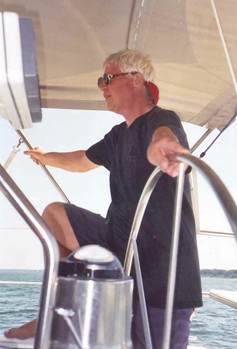 Sailing on Lake Texoma, Texas