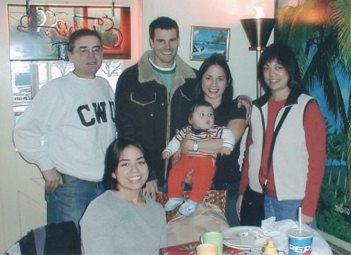 Peter with his family