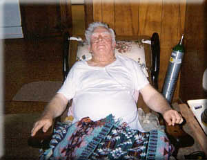 Red Barrett lying down