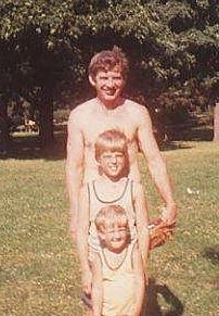Eugene Clare with his kids