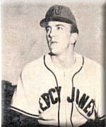 Cpl. Jack Crable, member of the 25th Infantry, 35th Regiment Baseball Team 1949