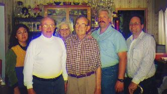 Russell Denton and his family