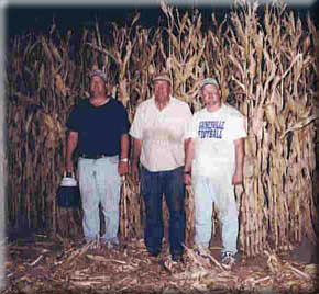 Aloys with sons Linus and Glenn