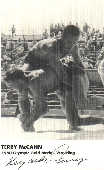 Terry McCann. Olympic Gold - Rome, 1960