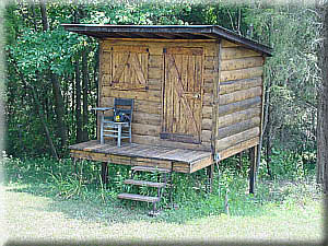The 'fort' Marty built for his children