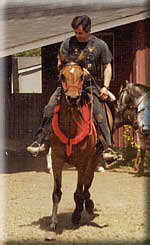 Matt aboard Tiger 2001