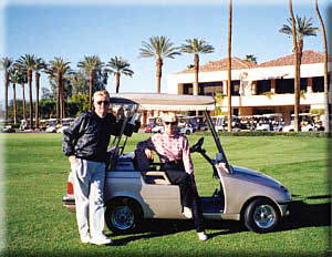 Ron and Janet on their favorite course