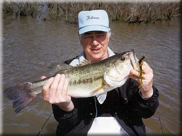 Jack Wade with proof "there's fish in this pond."